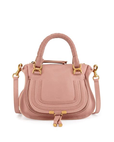 chloe mini marcie pink|chloe marcie satchel small.